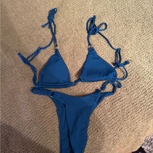 SHEIN medium blue bikini